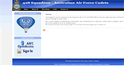 Desktop Screenshot of 428sqn.aafc.org.au