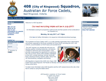 Tablet Screenshot of 408sqn.aafc.org.au
