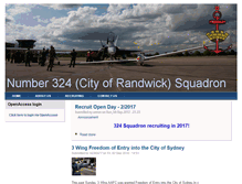 Tablet Screenshot of 324sqn.aafc.org.au