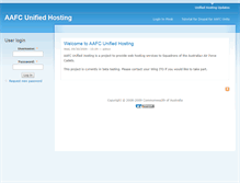 Tablet Screenshot of hosting.aafc.org.au