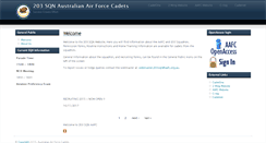 Desktop Screenshot of 203sqn.aafc.org.au