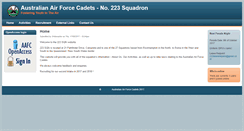 Desktop Screenshot of 223sqn.aafc.org.au