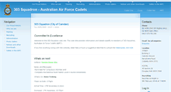 Desktop Screenshot of 303sqn.aafc.org.au