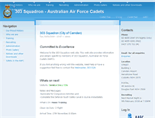 Tablet Screenshot of 303sqn.aafc.org.au